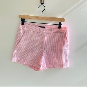 Pink Seersucker Shorts size 6